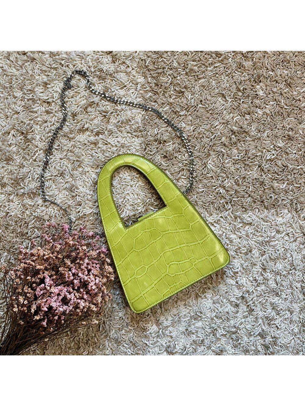 Zara Green Crossbody Handbag Shoulder Bag Hubo Women’s